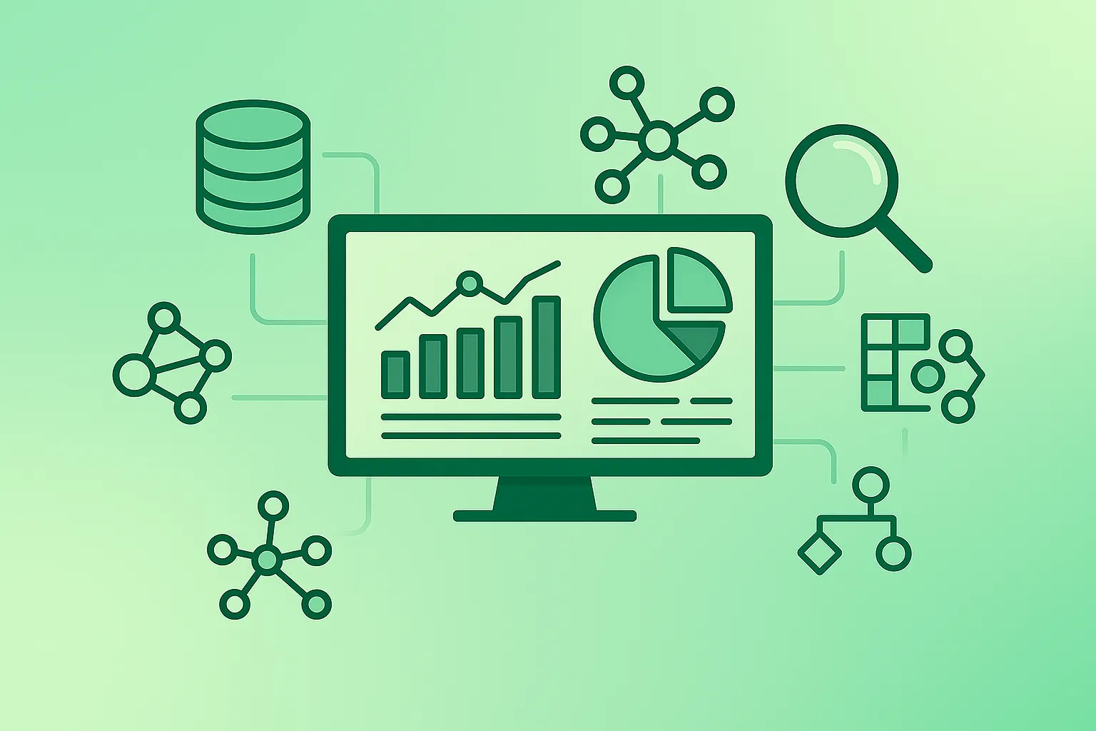 Illustration of data science concepts for beginners